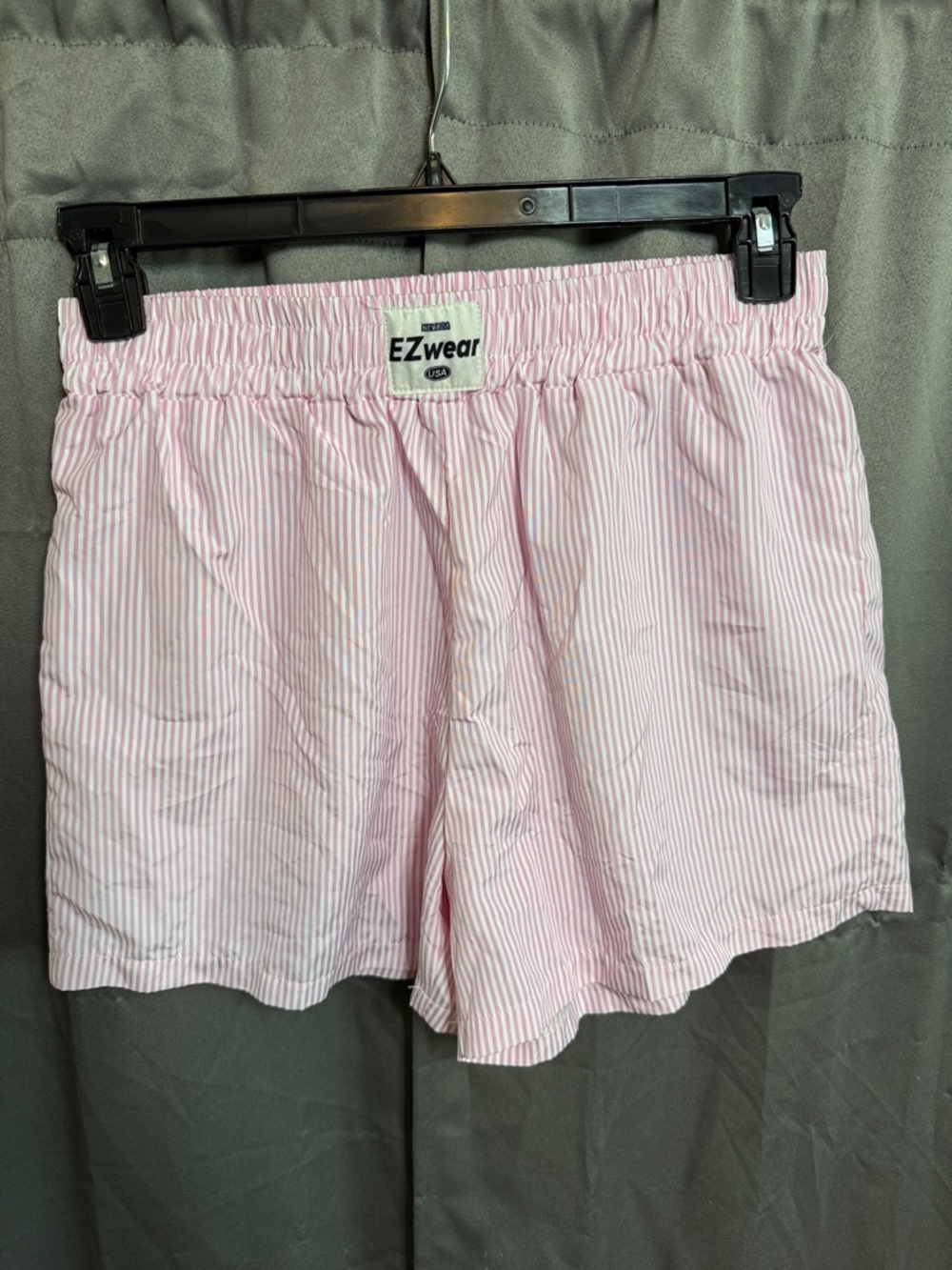 Women’s Pink Striped Athletic Shorts
